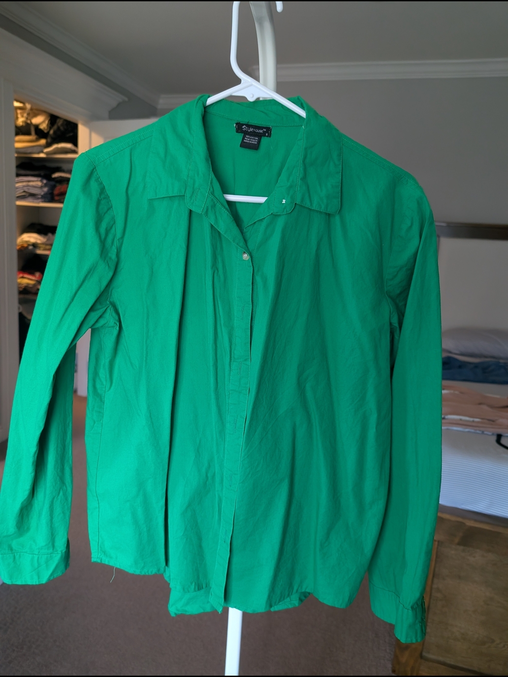 GAP Green Button-Down Shirt